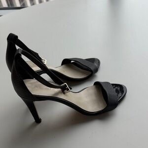 Aldo Elegant Black Heeled Sandals